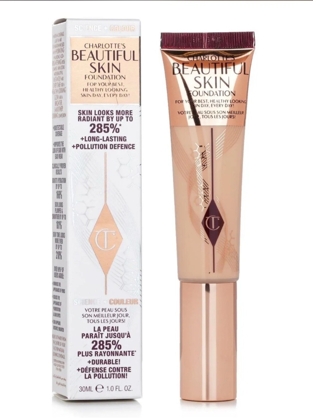 Charlotte Tilbury Beautiful Skin Foundation 1 Neutral 30ml